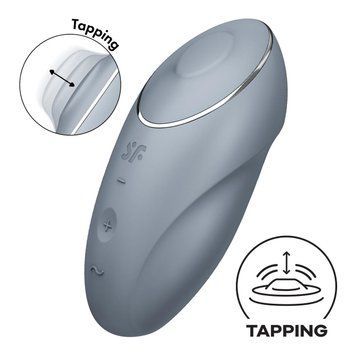 Вібратор Satisfyer Tap&Climax 1 Bluegrey 2308323587 фото