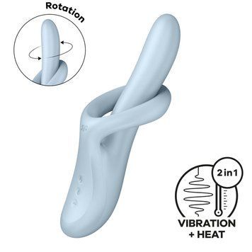 Вібратор Satisfyer Heat Flex 4 Blue 2552267976 фото