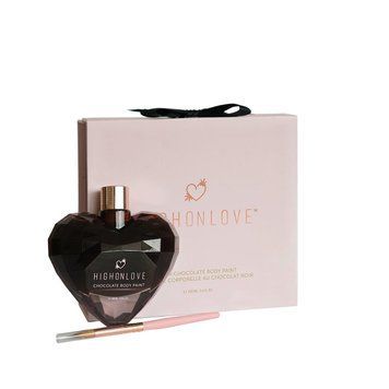 Премиум краска для тела HighOnLove Chocolate Body Paint (100 мл) с какао, кофеином, маслом каннабиса 1259135781 фото