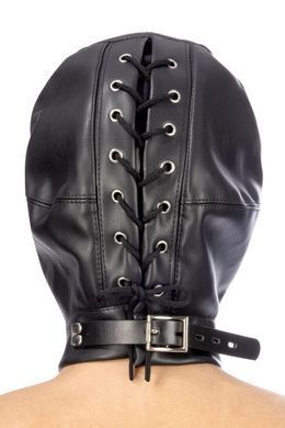 Капюшон для БДСМ Fetish Tentation Closed BDSM hood in leatherette 1415315032 фото