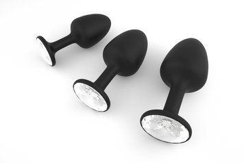Анальна пробка Dorcel Geisha Plug Diamond M з шариком всередині, створює вібрацію, макс. діаметр 3,2см Feromon 1259134434 фото
