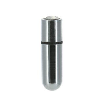 Вибропуля PowerBullet - First-Class Bullet 2.5" with Key Chain Pouch, Silver 1708504273 фото