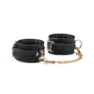 Наручники Liebe Seele Black Organosilicon Wrist Cuff Універсальний Чорний (SO9485) 2091939422 фото