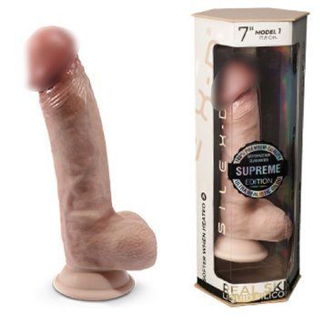 Фаллоимитатор SilexD Tomas Premium Real Skin Flesh (9in MODEL 1), ультрареалистик, диаметр 5 см 2527003802 фото