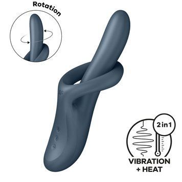 Вібратор Satisfyer Heat Flex 4 Grey 2552267977 фото