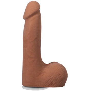 Фаллоимитатор Doc Johnson The Realistic Cock ULTRASKYN - 7 Inch with Balls Caramel 3109556283 фото