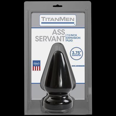 Пробка для фістингу Doc Johnson Titanmen Tools - Butt Plug 3.75 Inch Ass Servant, діаметр 9,4 см Feromon 1259137257 фото
