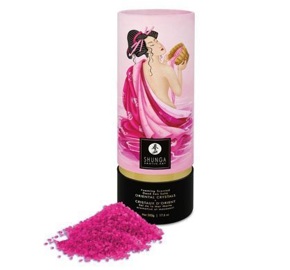 Сіль для ванни Shunga Oriental Crystals Bath Salts &mdash; Aphrodisia (500 г), сіль Мертвого моря Feromon 1714271263 фото