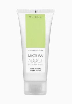 Лубрикант на водной основе MixGliss Addict Green Citrus (70 мл) лайм (SO1618) 1397079134 фото