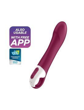 Смарт вибратор точки G Satisfyer Big Heat с функцией подогрева 1628000605 фото