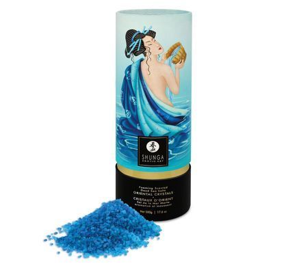 Сіль для ванни Shunga Oriental Crystals Bath Salts &mdash; Ocean Breeze (500 г), сіль Мертвого моря Feromon 1714271264 фото