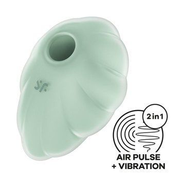 Вакуумний вібратор Satisfyer Cloud Dancer (Mint) 2153535356 фото