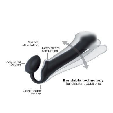 Безремневий страпон Strap-On-Me Flesh XL, повністю регульований, діаметр 4,5см Feromon 1259127287 фото