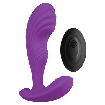 Вибромассажер простаты S Pleasures Premium Cozy, Purple, с рельефной головкой, 10 режимов 3143235019 фото
