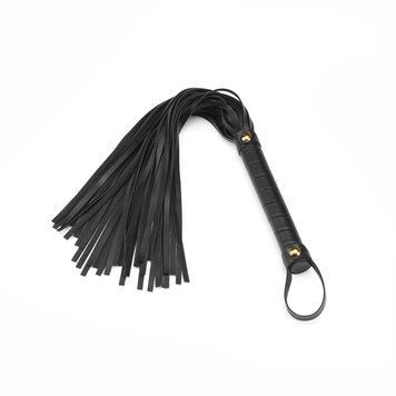 Флоггер Liebe Seele Black Organosilicon Flogger, 44 см, экокожа 2091939425 фото