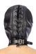 Капюшон с кляпом для БДСМ Fetish Tentation BDSM hood in leatherette with removable gag 1415315035 фото 2