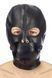 Капюшон с кляпом для БДСМ Fetish Tentation BDSM hood in leatherette with removable gag 1415315035 фото 1