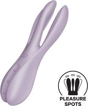 Кліторальний вібратор Satisfyer Threesome 2 Violet 2426496559 фото
