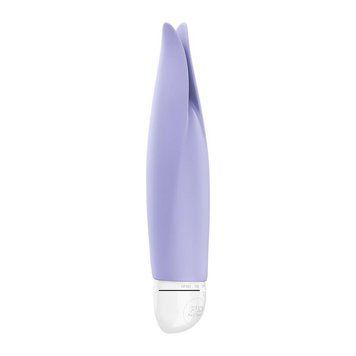 Вибратор с лепестками Fun Factory VOLITA purple, компактный, очень тихий, на батарейках 2997044576 фото