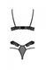 Эротический комплект Passion DOLLY SET, XXL/XXXL, black, с открытыми чашками 2150361769 фото 4