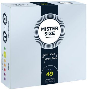 Презервативы Mister Size - pure feel - 49 (36 condoms), толщина 0,05 мм 1861338885 фото