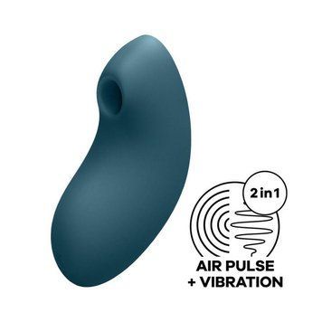 Вакуумний вібратор Satisfyer Vulva Lover 2 Blue 1698409974 фото