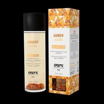Массажное масло EXSENS Amber Jojoba (гармонизирующее с янтарем) 100мл, натуральное 1259135792 фото
