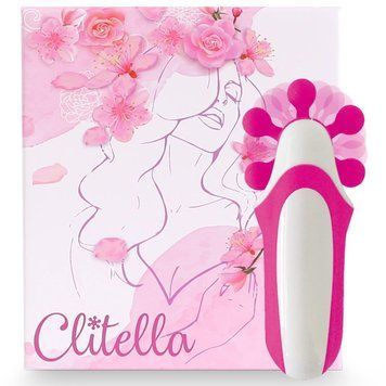 Стимулятор з імітацією оральних ласок FeelzToys - Clitella Oral Clitoral Stimulator Pink Feromon 1494231181 фото