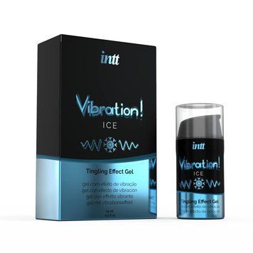 Жидкий вибратор Intt Vibration Ice (15 мл) (мятая упаковка!!!) 2966976063 фото