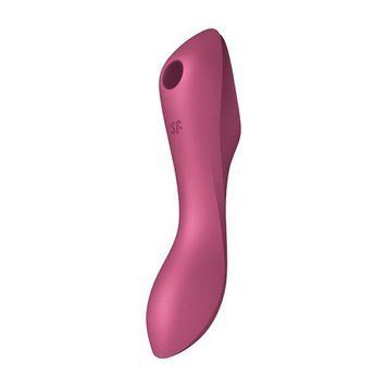 Вакуумный стимулятор с вибрацией Satisfyer Curvy Trinity 3 Red 1628000615 фото