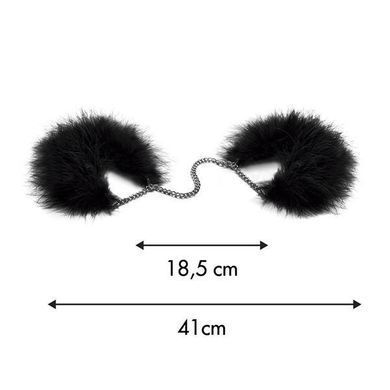 Пушистые наручники Bijoux Indiscrets Za za zu - feahter handcuffs, перьевые, подарочная упаковка 1571358020 фото