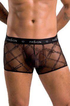 Чоловіча еротична білизна прозорі шорти 032 SHORT JAMES Чорний L/XL - Passion Feromon 1800066736 фото