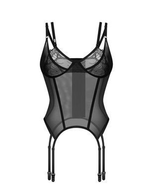 Корсет Obsessive Arrowel Black corset L/XL 2686454385 фото