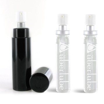 Премиум лубрикант 3-в-1 на силиконовой основе Uberlube Good-to-Go Black (15 мл) + кейс Feromon 1435068906 фото