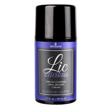 Гель для минета Sensuva Lic-o-licious Blueberry Muffin (50 мл), маслянистый, без сахара 1259127412 фото