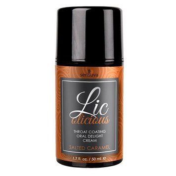 Гель для минета Sensuva Lic-o-licious Salted Caramel (50 мл), маслянистый, без сахара 1259127413 фото