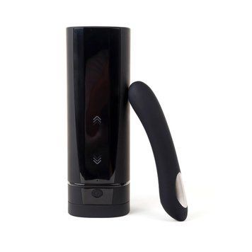 Інтерактивний набір мастурбатор + стимулятор точки G Kiiroo Onyx+ та Pearl 2 Couple Set Black Feromon 1376746479 фото