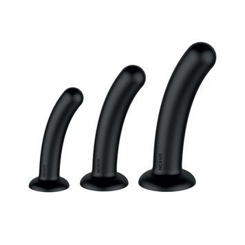 Набір дилдо Nexus Dilating Set (17 см, 15 см, 12,5 см) (м'ята упаковка!!! 2453514093 фото