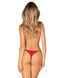 Еротичні жіночі Трусики Obsessive Ingridia crotchless thong XS/S Червоний (SO9043) 2055026376 фото 7