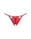 Еротичні жіночі Трусики Obsessive Ingridia crotchless thong XS/S Червоний (SO9043) 2055026376 фото 3