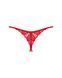 Еротичні жіночі Трусики Obsessive Ingridia crotchless thong XS/S Червоний (SO9043) 2055026376 фото 4